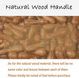 Plant Crystal Wood Handle Oval Wax Seal Stamp