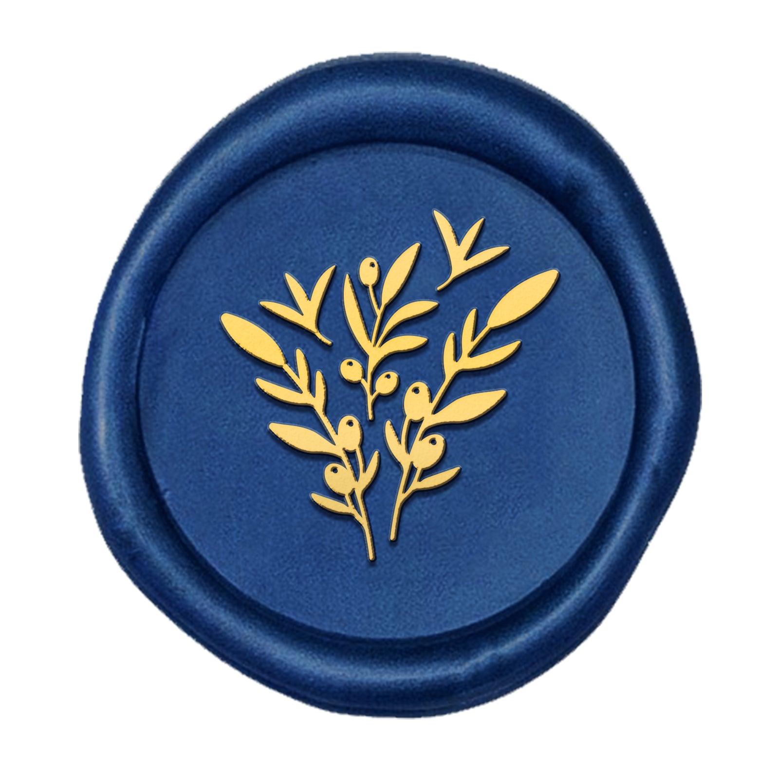 Olive Branch 3D Wax Seal Stamp Head 25mm