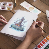 Craspire Lighthouse and Seagul Clear Silicone Stamp Seal for Card Making Decoration and DIY Scrapbooking