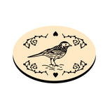 Bird Oval Wax Seal Stamps