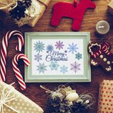 Craspire Christmas, Snowflake, Winter Clear Stamps Silicone Stamp Seal for Card Making Decoration and DIY Scrapbooking