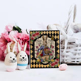 Craspire Easter, Bunny, Greetings Clear Silicone Stamp Seal for Card Making Decoration and DIY Scrapbooking