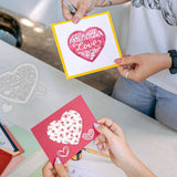 CRASPIRE Heart Love Carbon Steel Cutting Dies Stencils, for DIY Scrapbooking/Photo Album, Decorative Embossing DIY Paper Card