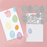 CRASPIRE Easter Egg Chick Carbon Steel Cutting Dies Stencils, for DIY Scrapbooking/Photo Album, Decorative Embossing DIY Paper Card