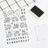 Craspire Birthday, Frog, Balloons, Letters, Symbols Clear Silicone Stamp Seal for Card Making Decoration and DIY Scrapbooking