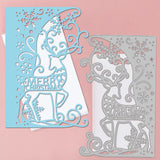 CRASPIRE Christmas, Elk, Garland, Lantern, Corner Carbon Steel Cutting Dies Stencils, for DIY Scrapbooking/Photo Album, Decorative Embossing DIY Paper Card