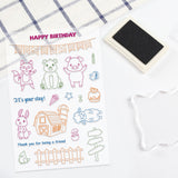 1Pc Animal Theme PVC Plastic Stamps