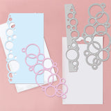 CRASPIRE 3pcs Bubble, Round Background Carbon Steel Cutting Dies Stencils, for DIY Scrapbooking/Photo Album, Decorative Embossing DIY Paper Card