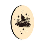 Wizard Hat Oval Wax Seal Stamps