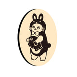 Rabbit Pajamas Oval Wax Seal Stamps