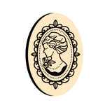 Portrait Oval Wax Seal Stamps