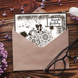 Craspire Background, Stains Clear Silicone Stamp Seal for Card Making Decoration and DIY Scrapbooking