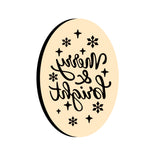Merry&Bright Oval Wax Seal Stamps
