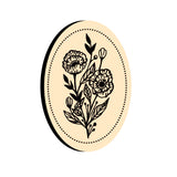 Bouquet Oval Wax Seal Stamps