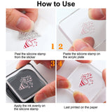 Craspire Clear Silicone Stamp Seal for Card Making Decoration and DIY Scrapbooking, Includes the Phrases, Old Man, Party