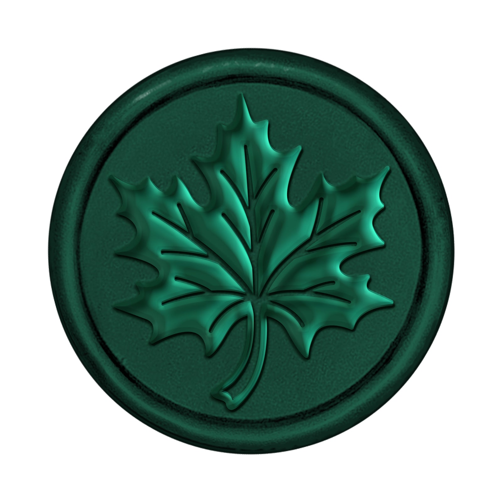 Maple Leaf 3D Wax Seal Stamp Head 30mm