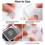 Craspire Love Graffiti Clear Silicone Stamp Seal for Card Making Decoration and DIY Scrapbooking