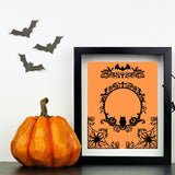 Craspire Halloween Bat Pumpkin Skeleton Ghost Clear Silicone Stamp Seal for Card Making Decoration and DIY Scrapbooking