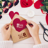 Craspire Valentine's Day Cupid, Hearts, Roses Clear Silicone Stamp Seal for Card Making Decoration and DIY Scrapbooking