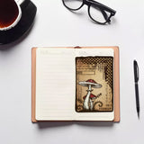 Craspire Mushroom, Month Date Table Border Clear Silicone Stamp Seal for Card Making Decoration and DIY Scrapbooking