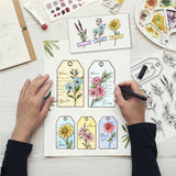 Craspire Books and Shelves Clear Stamps Seal for Card Making Decoration and DIY Scrapbooking