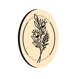 Bouquet Oval Wax Seal Stamps