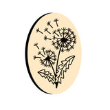 Dandelion Oval Wax Seal Stamps