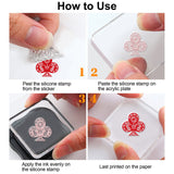 Craspire Cards, Poker, Hearts Clear Silicone Stamp Seal for Card Making Decoration and DIY Scrapbooking