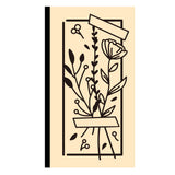 Flower Rectangle Wax Seal Stamps
