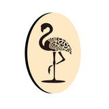Flamingo Mandala Oval Wax Seal Stamps