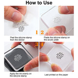 Craspire Fireworks, Festival, New Year, Stars Clear Stamps Silicone Stamp Seal for Card Making Decoration and DIY Scrapbooking