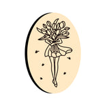 Tulip Bouquet Oval Wax Seal Stamps
