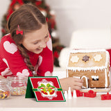 CRASPIRE Christmas Tree, Christmas Bells, Christmas Snowman Carbon Steel Cutting Dies Stencils, for DIY Scrapbooking/Photo Album, Decorative Embossing DIY Paper Card