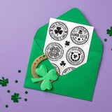 Craspire Happy St. Patrick's Day Clear Silicone Stamp Seal for Card Making Decoration and DIY Scrapbooking