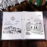 Craspire Mountain Scenery Clear Stamps Silicone Stamp Seal for Card Making Decoration and DIY Scrapbooking
