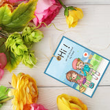 Craspire Friends, Fashion, Greetings Clear Silicone Stamp Seal for Card Making Decoration and DIY Scrapbooking