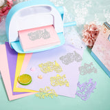 CRASPIRE 4Pcs 4 Styles Carbon Steel Cutting Dies Stencils, for DIY Scrapbooking/Photo Album, Decorative Embossing DIY Paper Card, Christmas Themed Pattern, 1pc/style