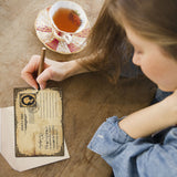 Craspire Vintage, Postcard, Stamp, Postmark, Postage Clear Silicone Stamp Seal for Card Making Decoration and DIY Scrapbooking