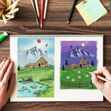 Craspire Landscape, Pastoral, Background Clear Silicone Stamp Seal for Card Making Decoration and DIY Scrapbooking
