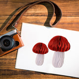 CRASPIRE 3D Mushroom Carbon Steel Cutting Dies Stencils, for DIY Scrapbooking/Photo Album, Decorative Embossing DIY Paper Card