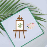 CRASPIRE Painting Tools, Palettes, Easels, Brushes, Paints, Sketchbooks Carbon Steel Cutting Dies Stencils, for DIY Scrapbooking/Photo Album, Decorative Embossing DIY Paper Card