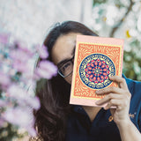 CRASPIRE Mandala, Layered Floral Frame Carbon Steel Cutting Dies Stencils, for DIY Scrapbooking/Photo Album, Decorative Embossing DIY Paper Card