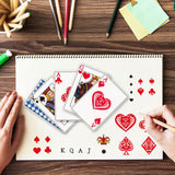 Craspire Cards, Poker, Hearts Clear Silicone Stamp Seal for Card Making Decoration and DIY Scrapbooking