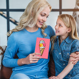 Craspire Ice Cream, Fruit, Cupcakes Stamp Clear Silicone Stamp Seal for Card Making Decoration and DIY Scrapbooking