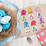 Craspire Gnomes, Easter Stamps Silicone Stamp Seal for Card Making Decoration and DIY Scrapbooking