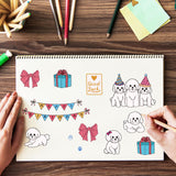Craspire Bichon, Birthday, Party, Dog Clear Silicone Stamp Seal for Card Making Decoration and DIY Scrapbooking