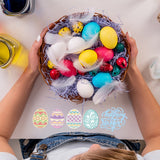CRASPIRE Art Eggs, Easter Carbon Steel Cutting Dies Stencils, for DIY Scrapbooking/Photo Album, Decorative Embossing DIY Paper Card