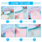 CRASPIRE 4 Pcs 4 Styles Carbon Steel Cutting Dies Stencils, for DIY Scrapbooking/Photo Album, Decorative Embossing DIY Paper Card, Wedding Themed Pattern, 1pc/style