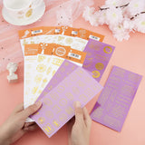Glitter Self Adhesive Hot Stamping Stickers