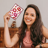 Craspire Custom PVC Plastic Clear Stamps, for DIY Scrapbooking, Photo Album Decorative, Cards Making, Lip Pattern, 160x110x3mm